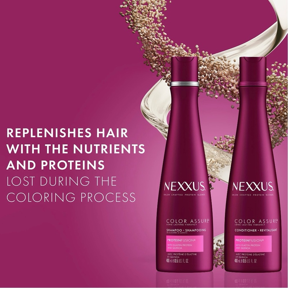 Nexxus Hair Color Assure Sulfate-Free Shampoo and conditioner with ProteinFusion